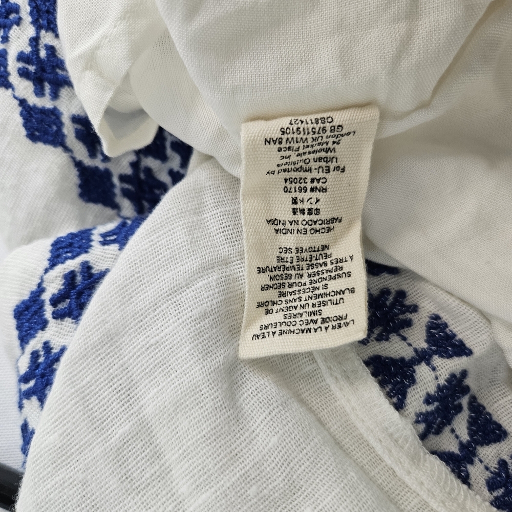 Free People Wild Romance Embroidered Dress in Ivory Size Small - Picture 12 of 12